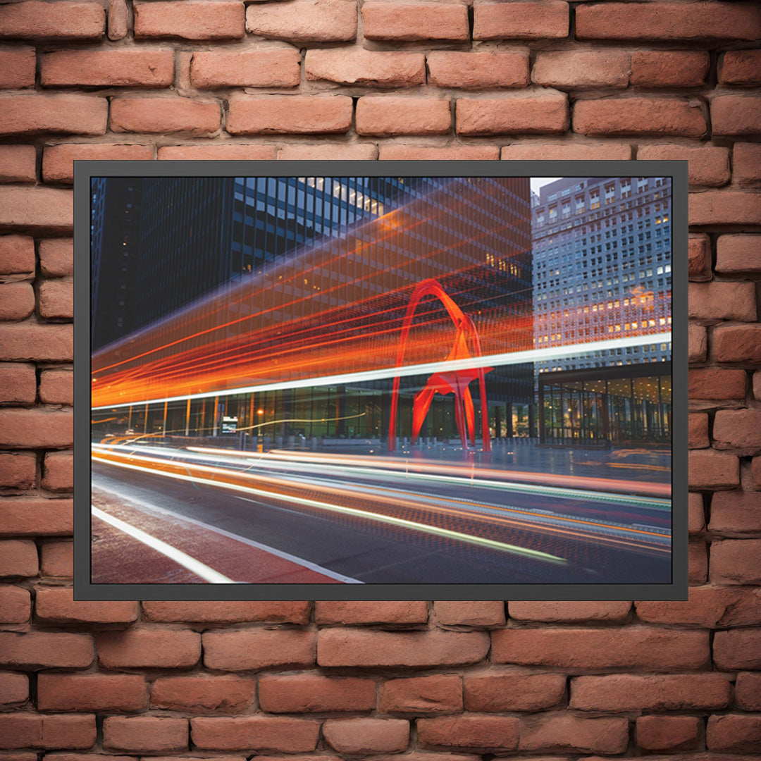 Flamingo Streaks – Unframed Matte Photography Print