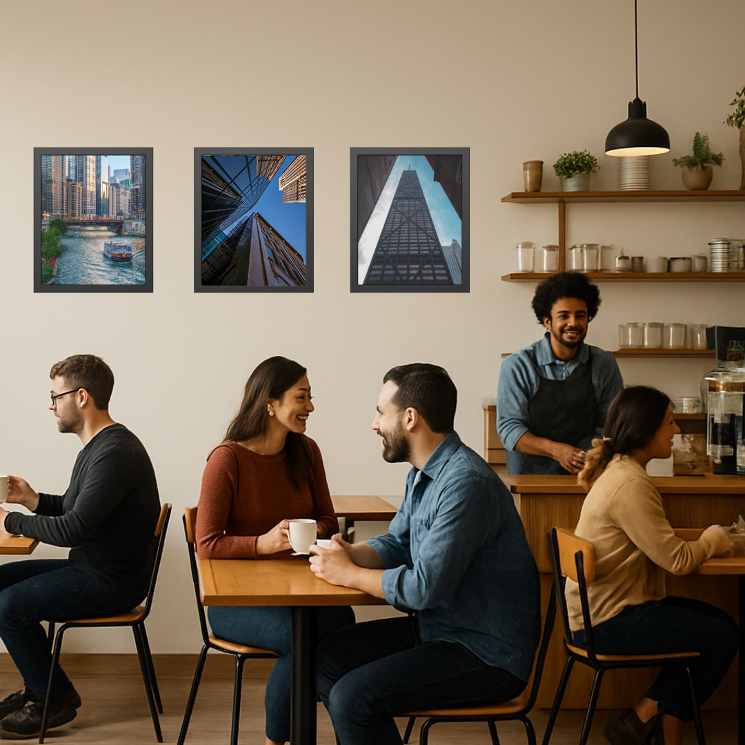 Framed by the Sky – Modern City Photography Print