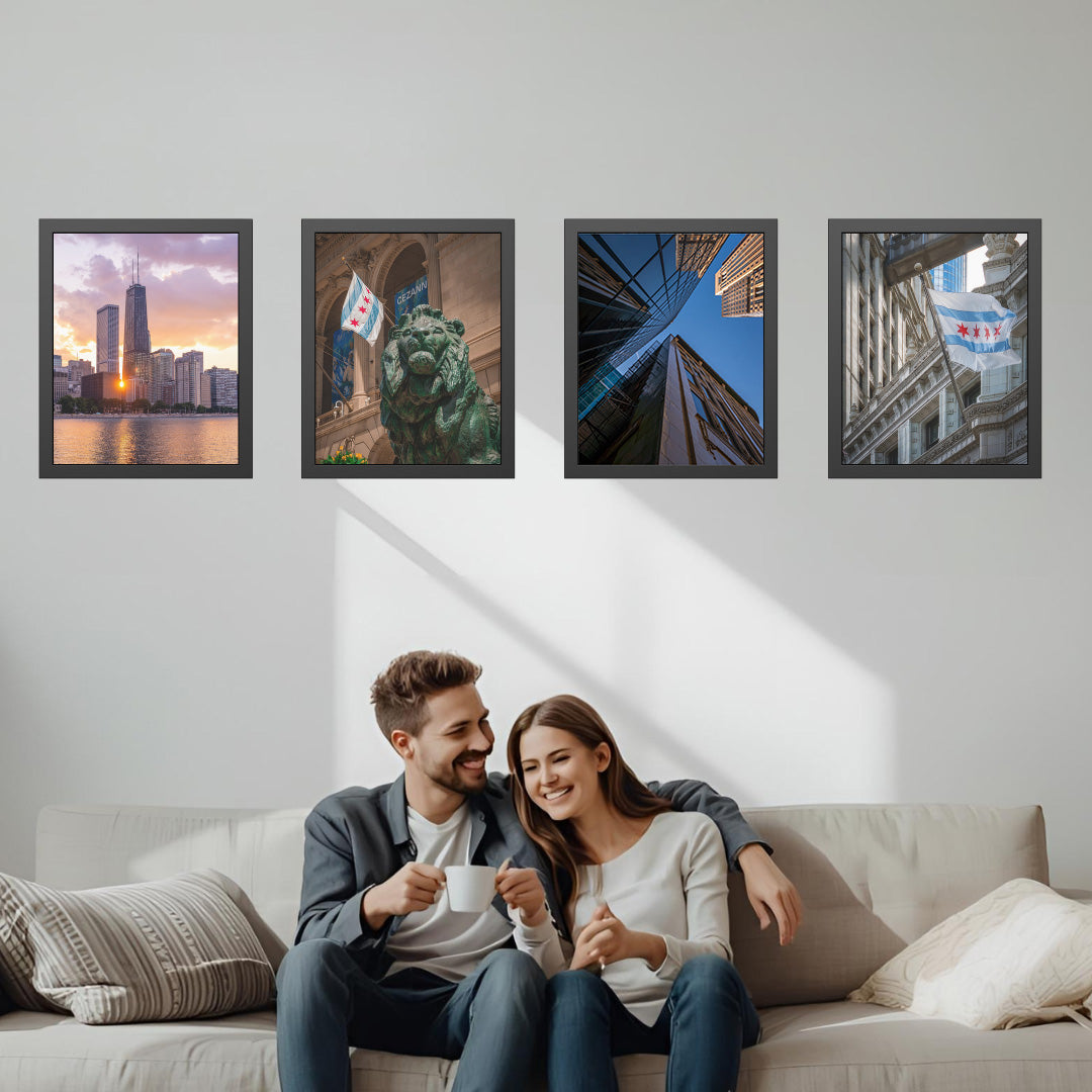 Framed by the Sky – Modern City Photography Print