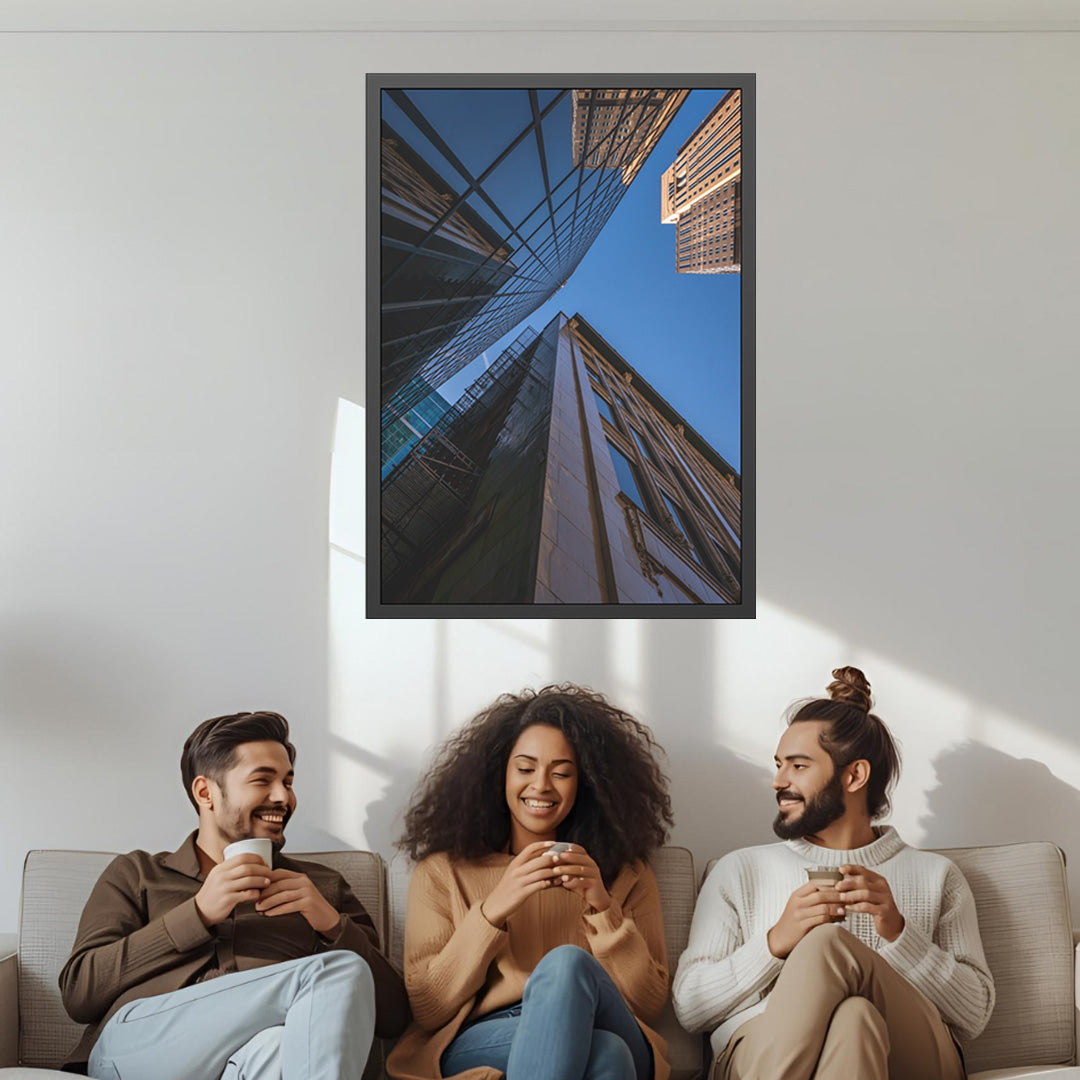 Framed by the Sky – Modern City Photography Print