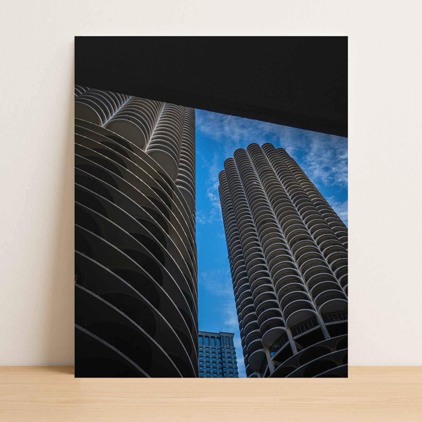 Iconic Corncob building – Unframed Semi-Gloss Photography Print