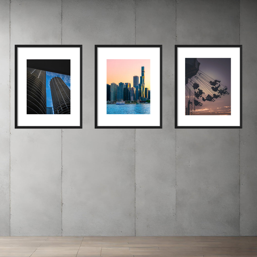 Iconic Corncob building – Unframed Semi-Gloss Photography Print