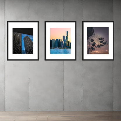 Iconic Corncob building – Unframed Semi-Gloss Photography Print