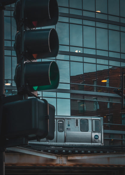 It Just Worked — Chicago L Train Street Photography Print