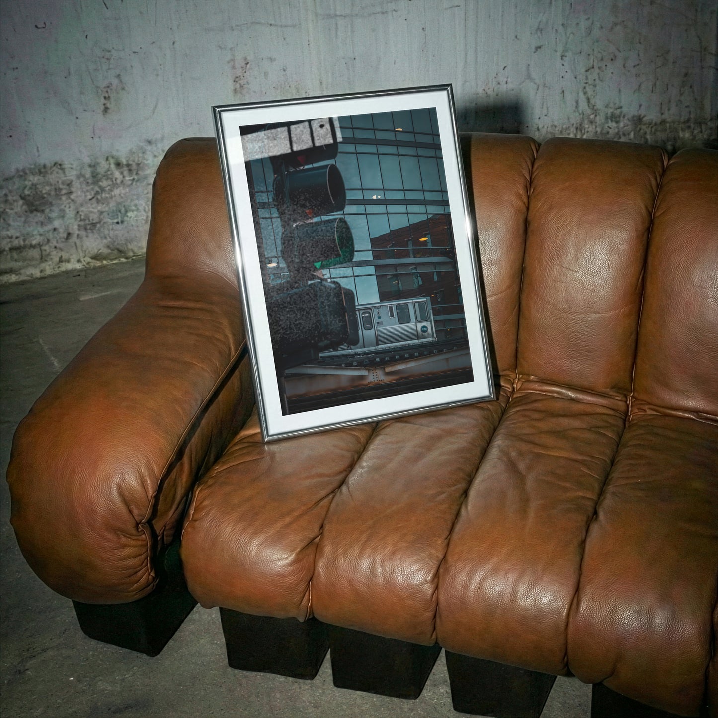 It Just Worked — Chicago L Train Street Photography Print