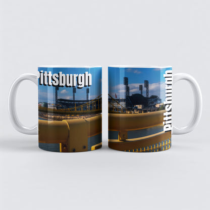 PNC Park Views, Yellow Bridge Heart – Pittsburgh Pride in Every Sip
