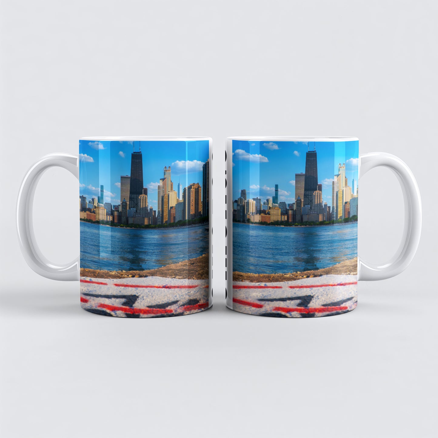 Chicago Coffee Mug, Coffee Gift for Her or Him, Coffee Cup Custom, Kitchen Decor, Small Office Gift, Gifts for Mom, Dad, Coworker, Employees