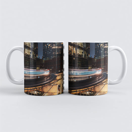 Chicago Coffee Mug, Coffee Gift for Her or Him, Coffee Cup Custom, Kitchen Decor, Small Office Gift, Gifts for Mom, Dad, Coworker, Employees