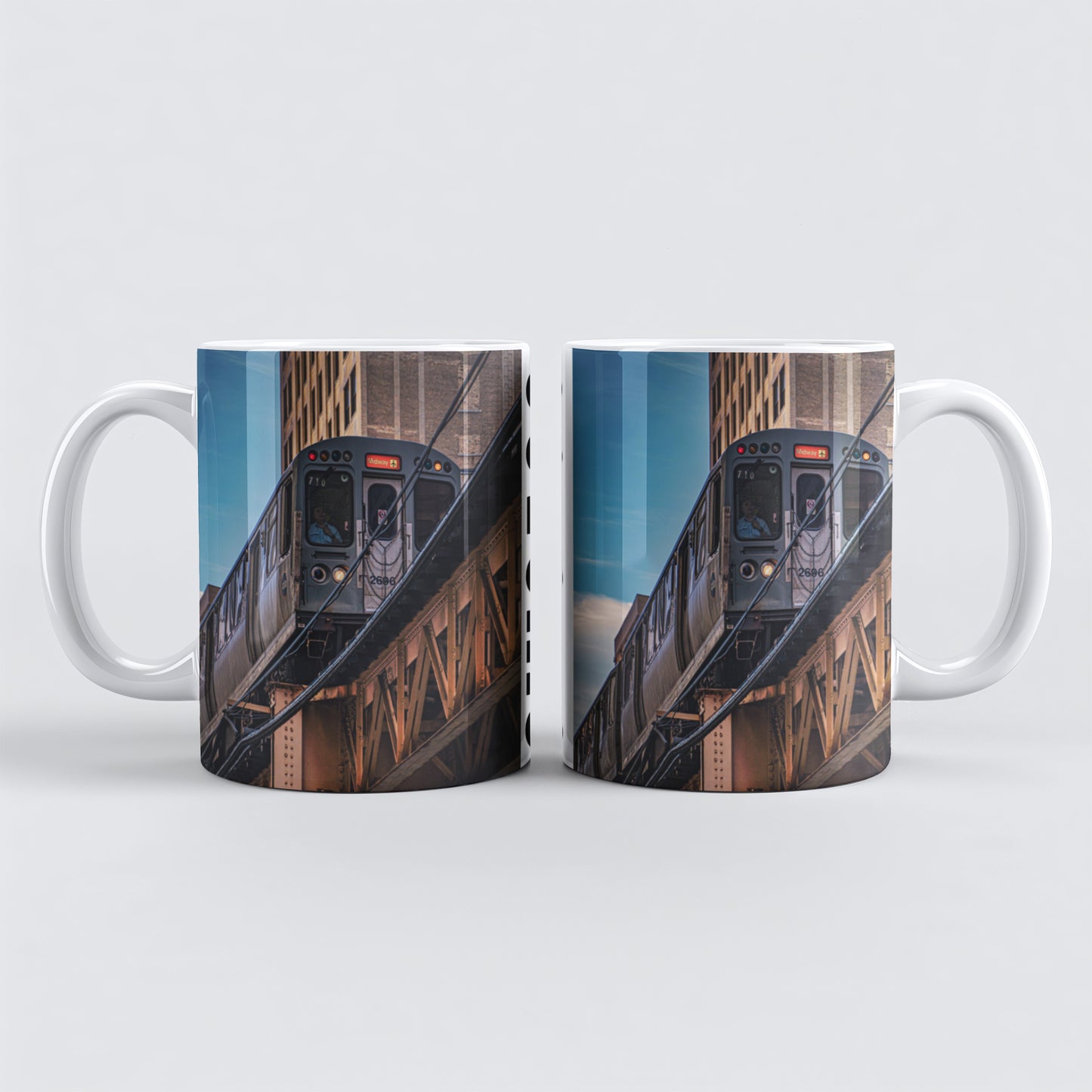 Chicago Coffee Mug, Coffee Gift for Her or Him, Coffee Cup Custom, Kitchen Decor, Small Office Gift, Gifts for Mom, Dad, Coworker, Employees