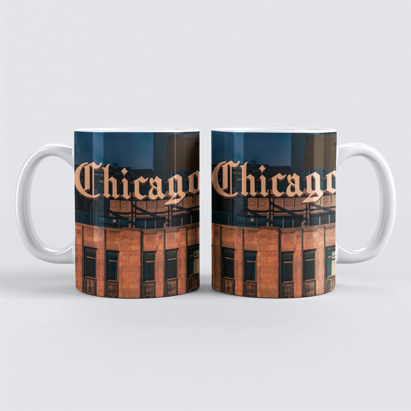 Chicago Coffee Mug, Coffee Gift for Her or Him, Coffee Cup Custom, Kitchen Decor, Small Office Gift, Gifts for Mom, Dad, Coworker, Employees