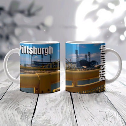 PNC Park Views, Yellow Bridge Heart – Pittsburgh Pride in Every Sip