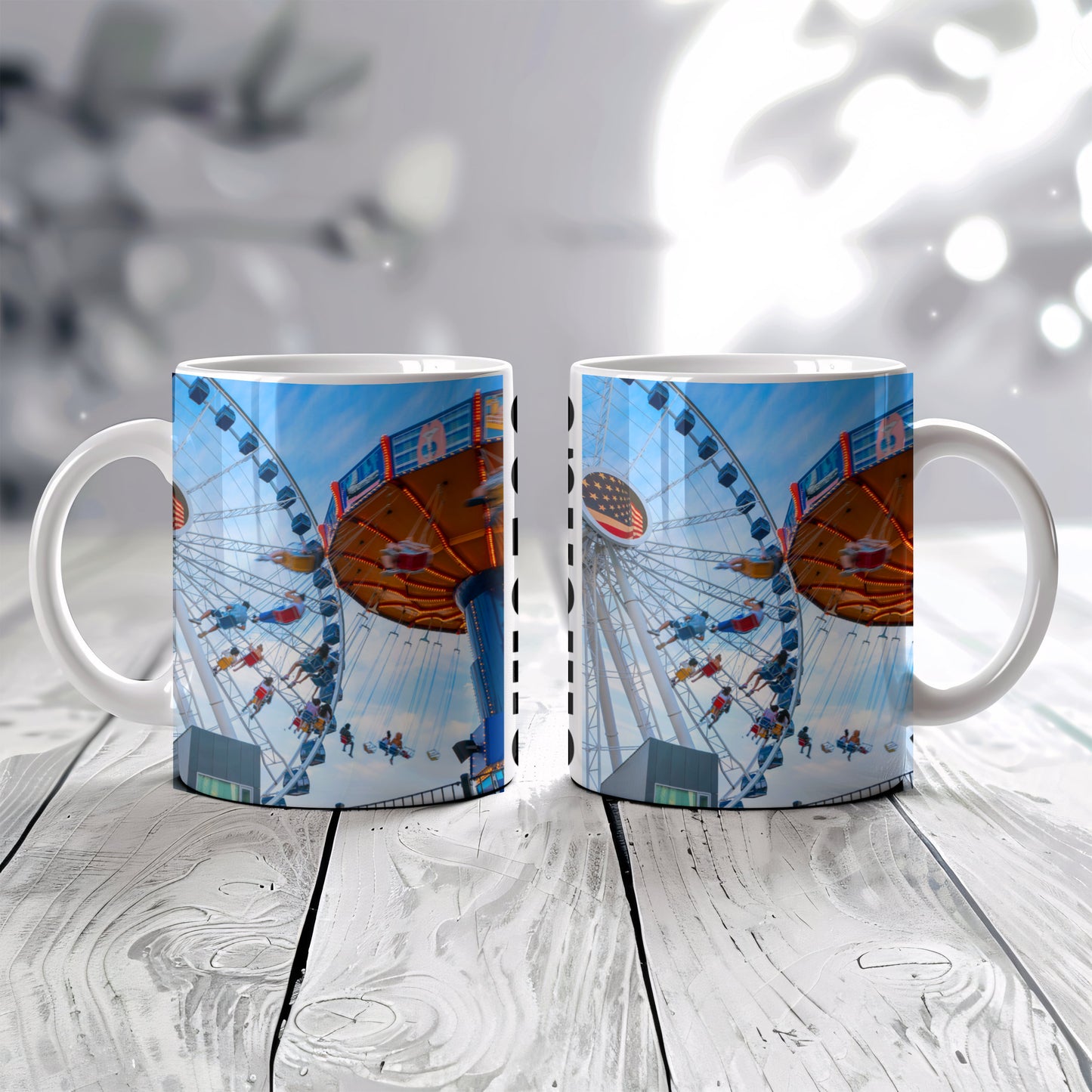Chicago Coffee Mug, Coffee Gift for Her or Him, Coffee Cup Custom, Kitchen Decor, Small Office Gift, Gifts for Mom, Dad, Coworker, Employees