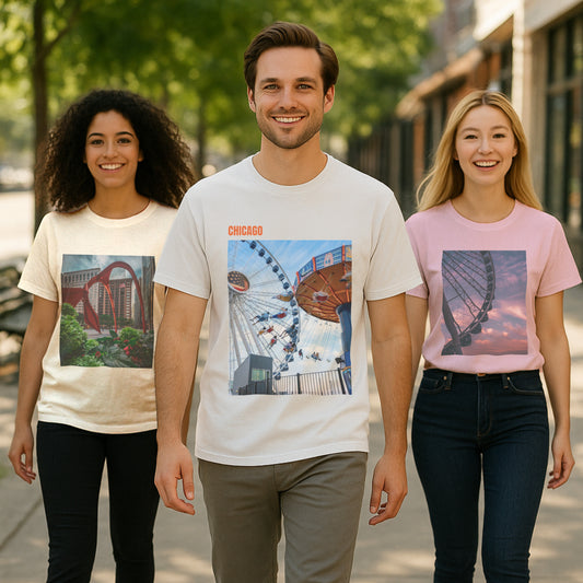 Where Lake Meets Skyline – Chicago’s Calm, Worn Bold