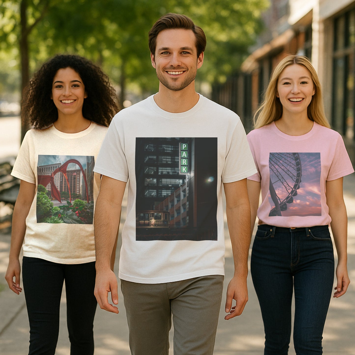 The Tee I End Up Wearing Everywhere (Neon Silence)