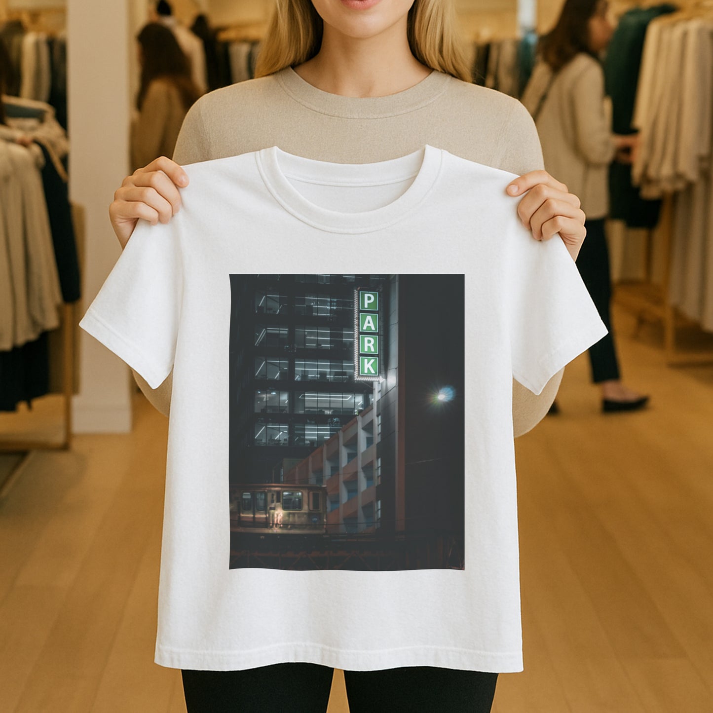 The Tee I End Up Wearing Everywhere (Neon Silence)