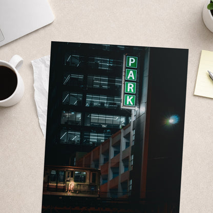 Neon Silence – Unframed Matte Photography Print