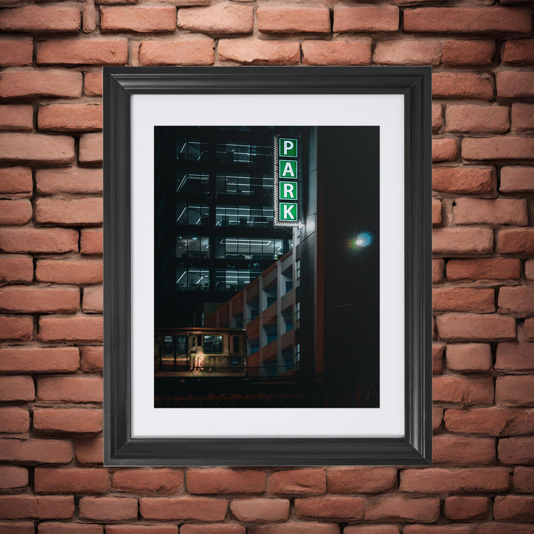 Neon Silence – Unframed Matte Photography Print