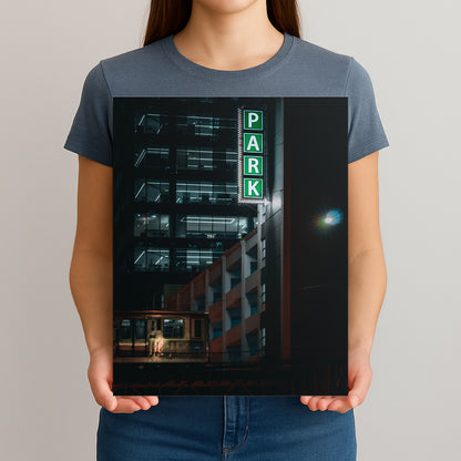 Neon Silence – Unframed Matte Photography Print