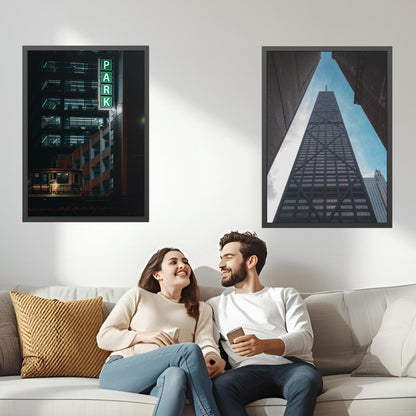 Neon Silence – Unframed Matte Photography Print