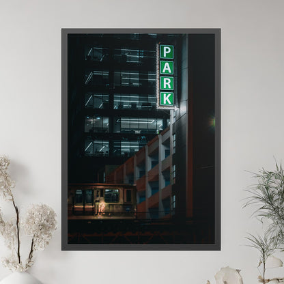 Neon Silence – Unframed Matte Photography Print