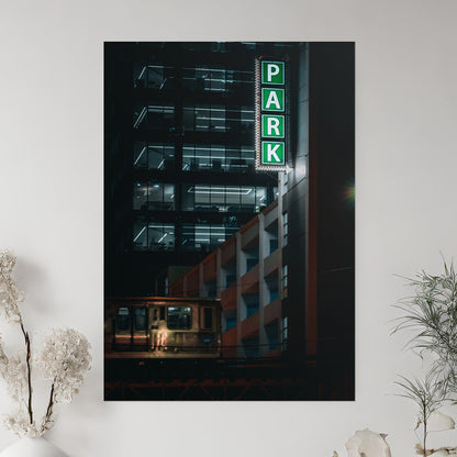 Neon Silence – Unframed Matte Photography Print