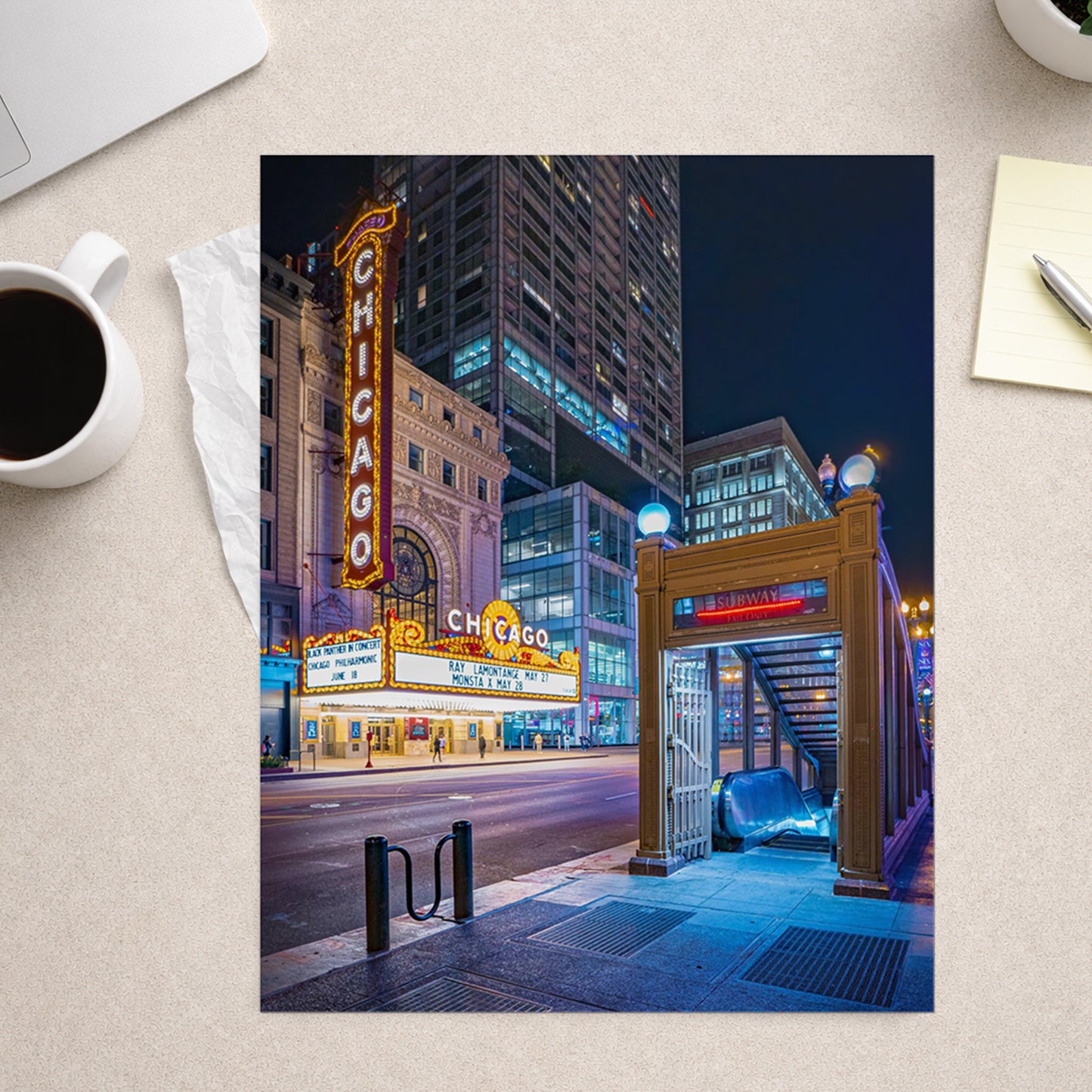 A Neon Vibe – Unframed Matte Photography Print