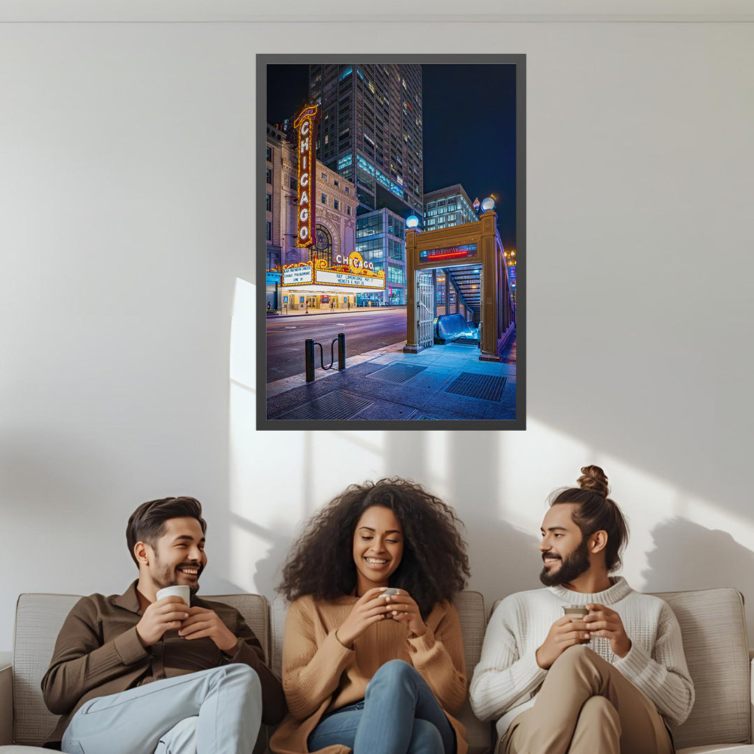 A Neon Vibe – Unframed Matte Photography Print