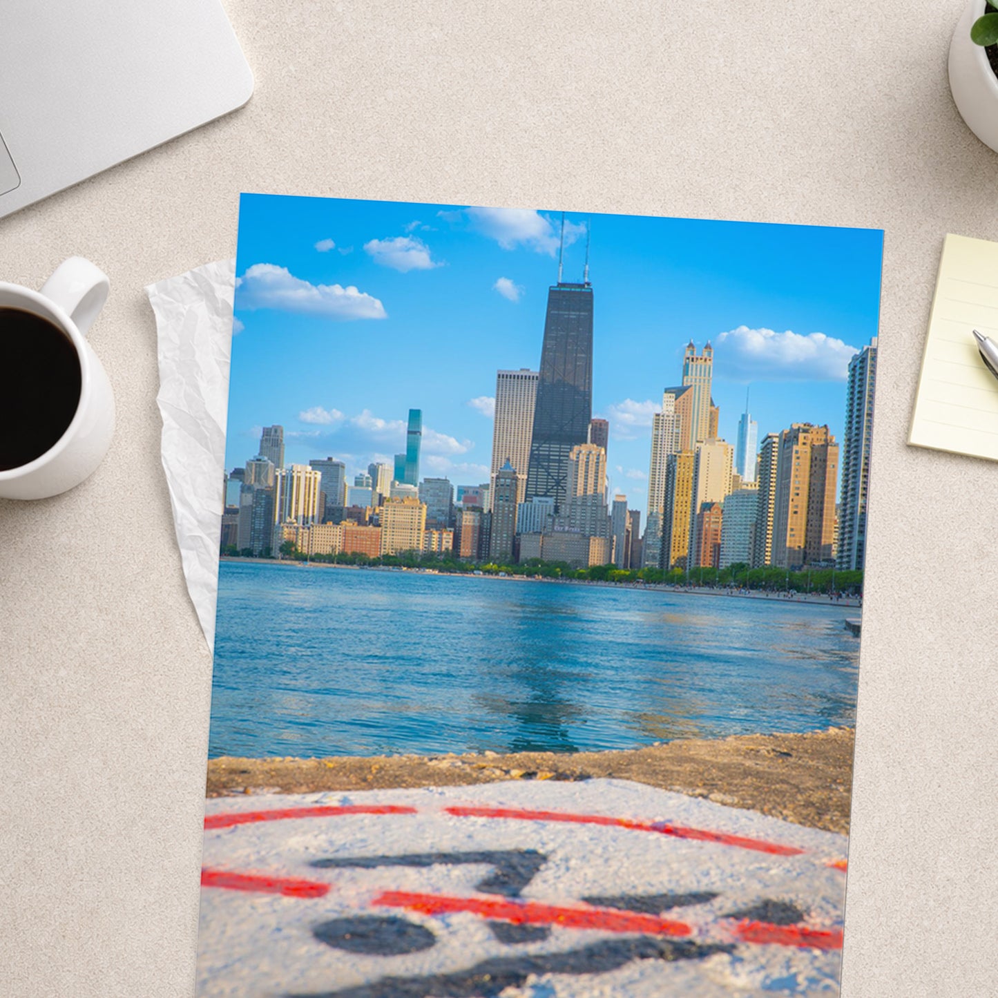 NO DIVING on Lakeshore – Unframed Matte Photography Print