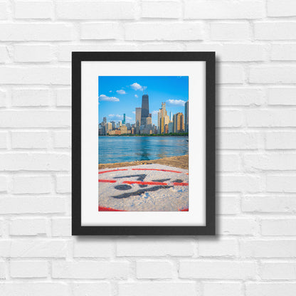 NO DIVING on Lakeshore – Unframed Matte Photography Print