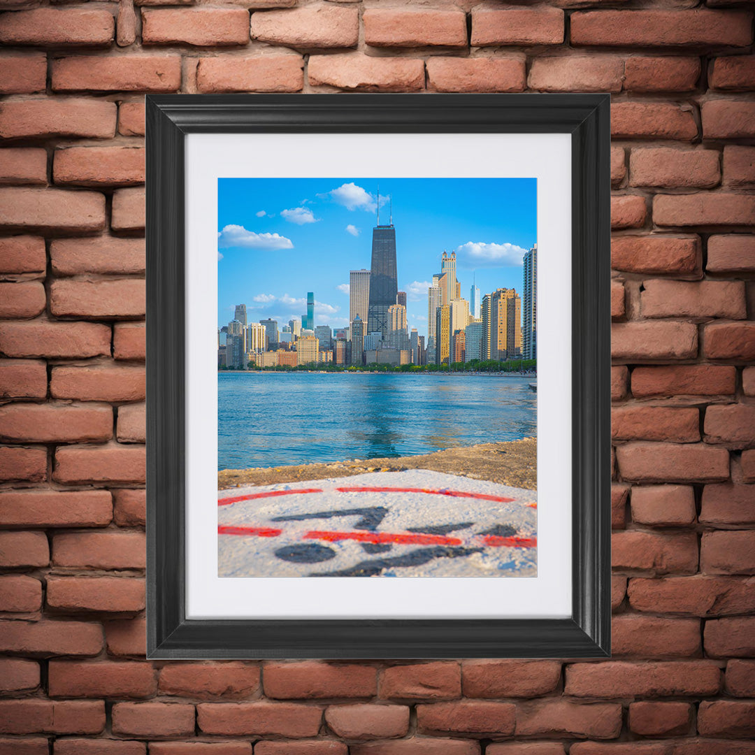 NO DIVING on Lakeshore – Unframed Matte Photography Print
