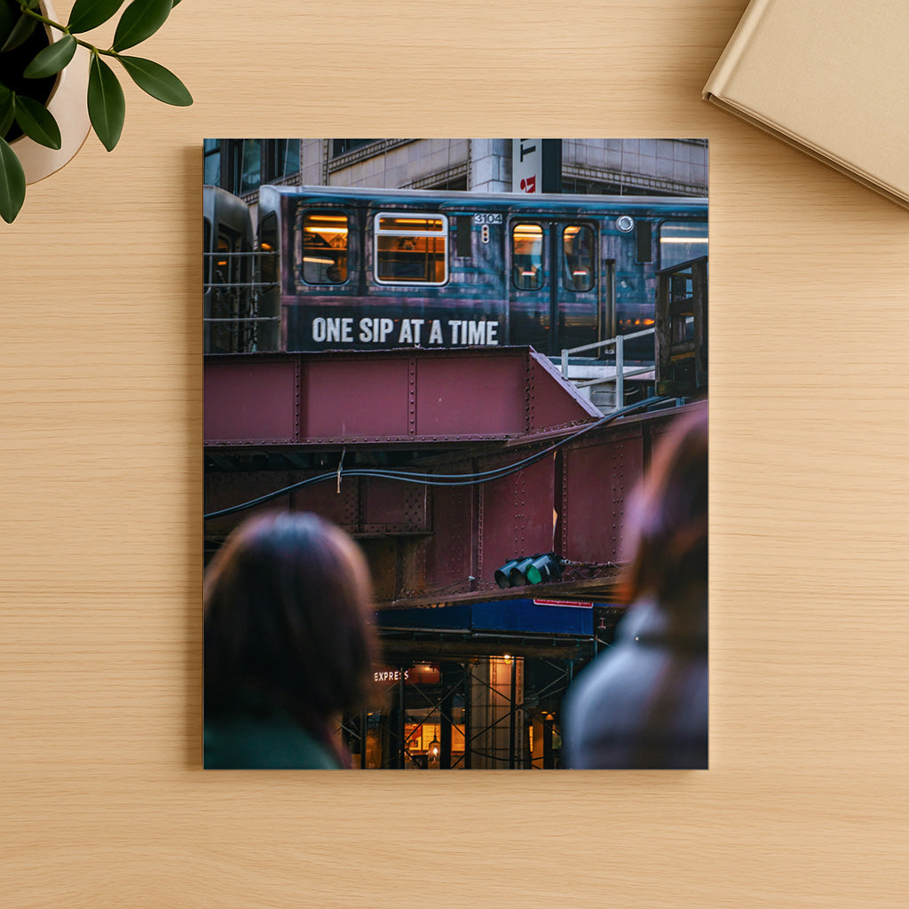 One Sip at a Time – Chicago Urban Photography Print