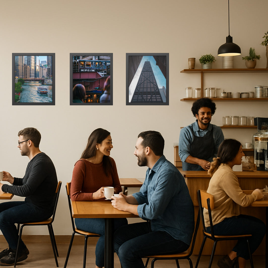 One Sip at a Time – Chicago Urban Photography Print