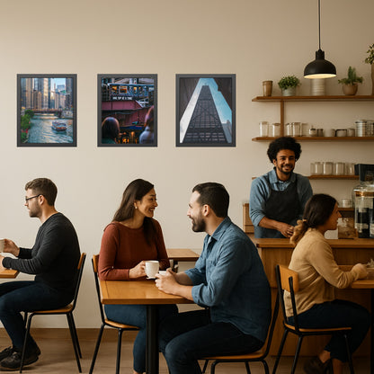 One Sip at a Time – Chicago Urban Photography Print