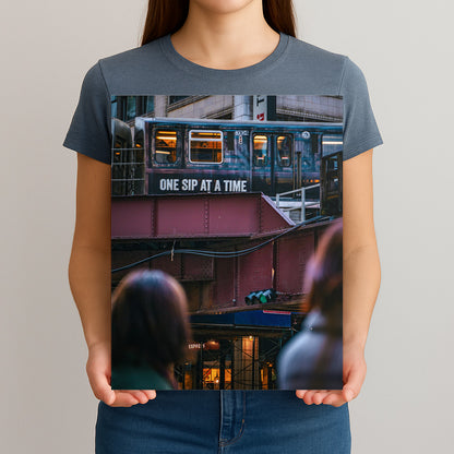 One Sip at a Time – Chicago Urban Photography Print