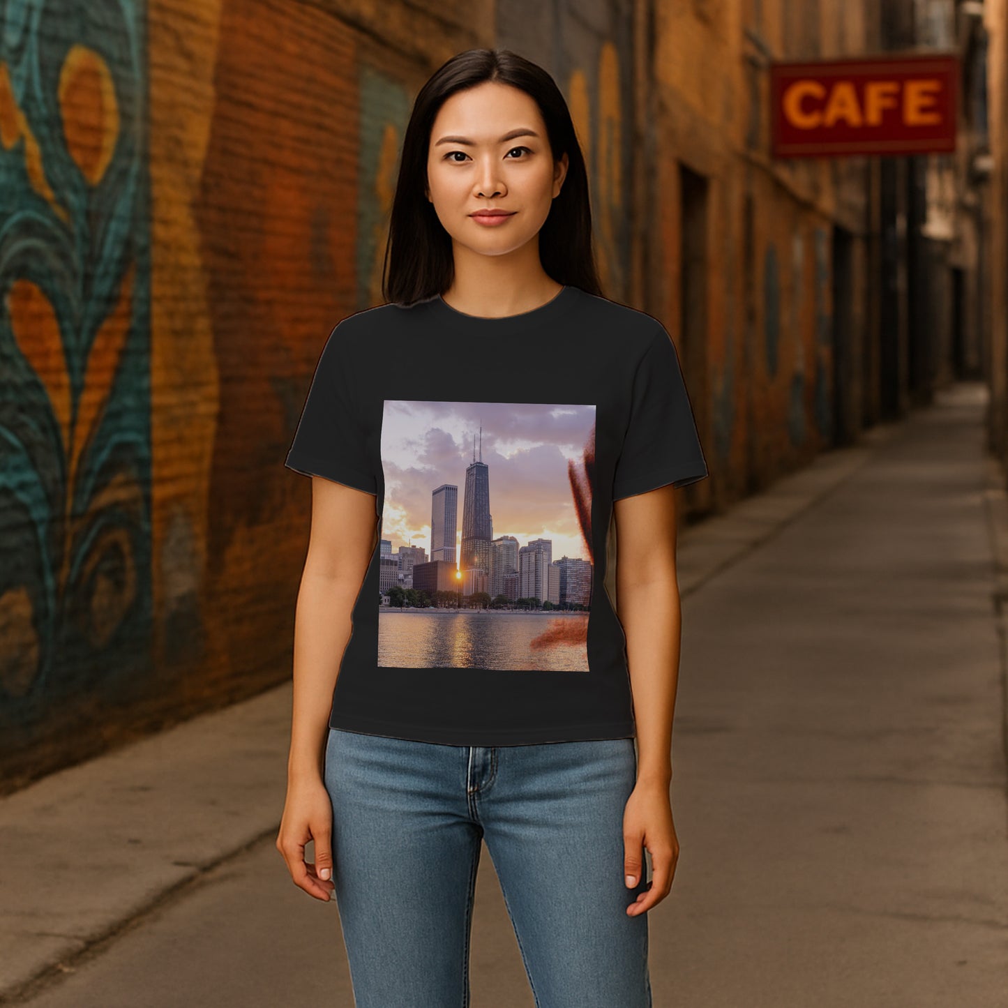 From Dusk to Dawn – Chicago’s Glow, Captured in Cotton