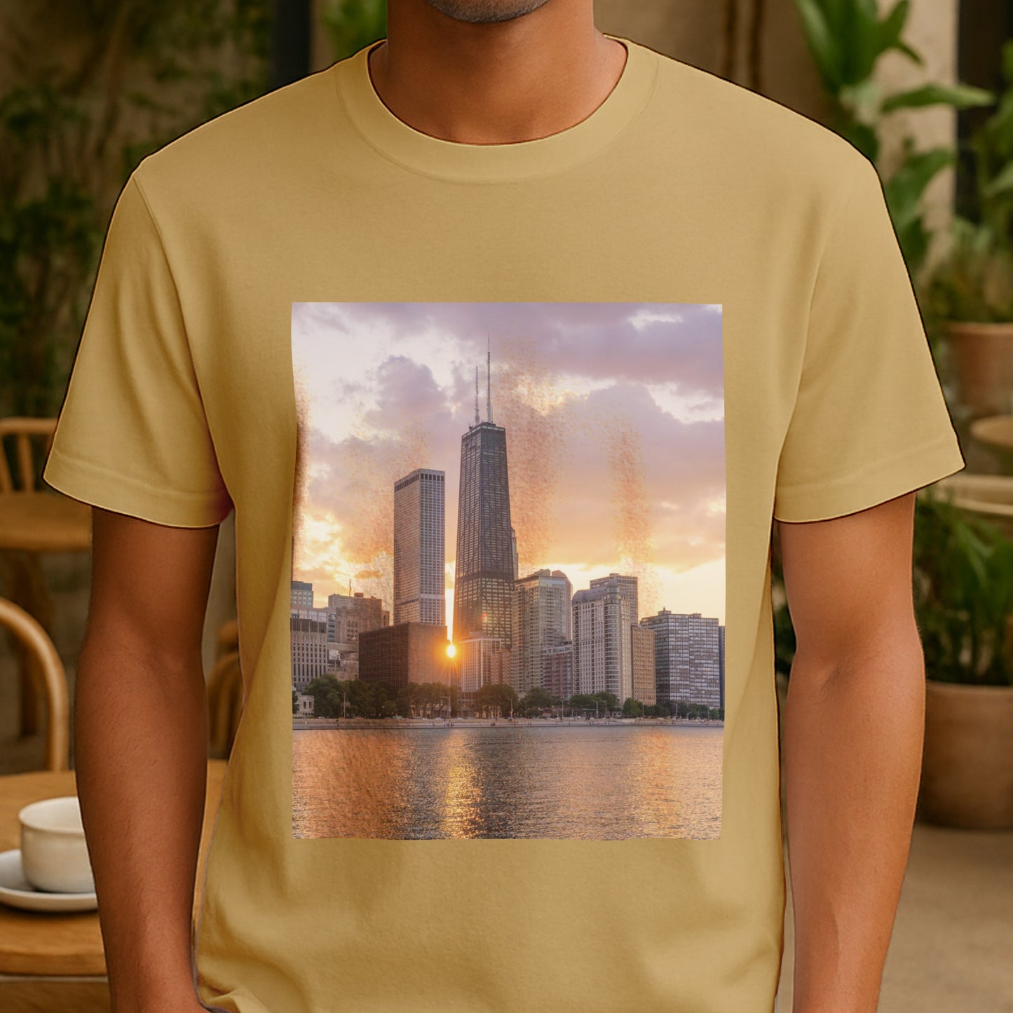 From Dusk to Dawn – Chicago’s Glow, Captured in Cotton