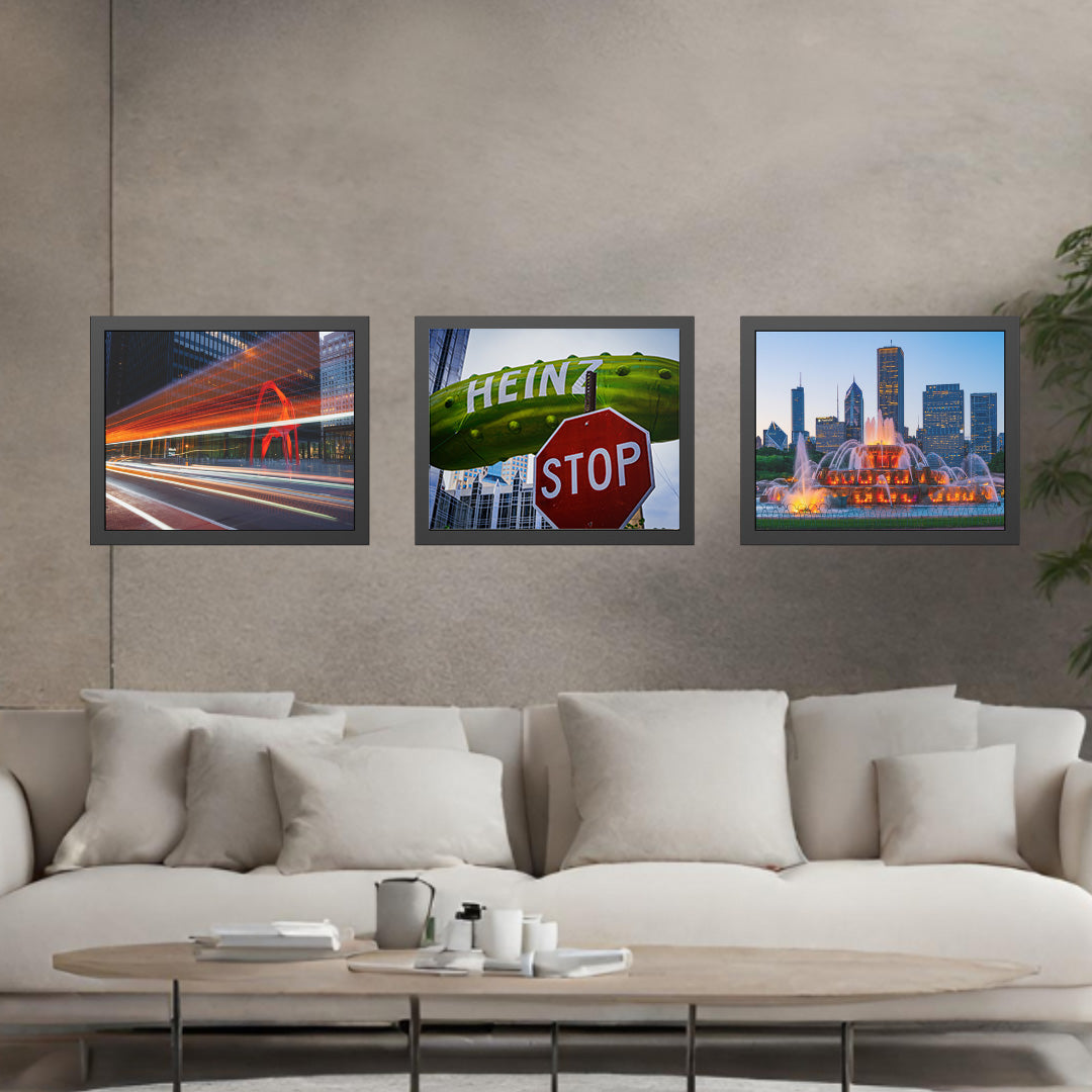 A STOP sign and a Pickle – Modern City Photography Print