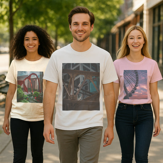 Ride the Pulse of the City – Chicago Energy, Worn Bold