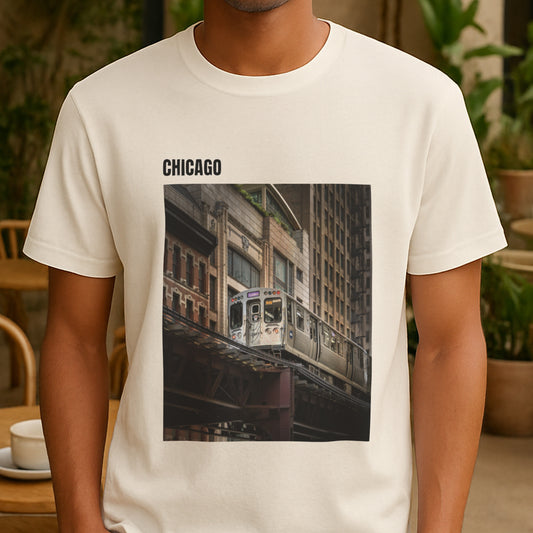 Chicago Shirt, Windy City Comfort Colors Tee, Vintage Unisex Travel T-Shirt, Urban City Pride Streetwear, Gift for Chicago Lovers