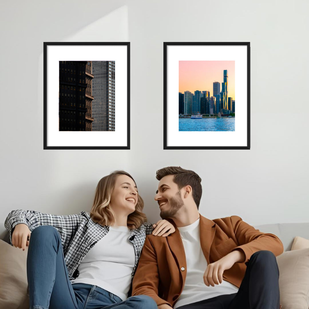 Shadows of a city – Unframed Semi-Gloss Photography Print