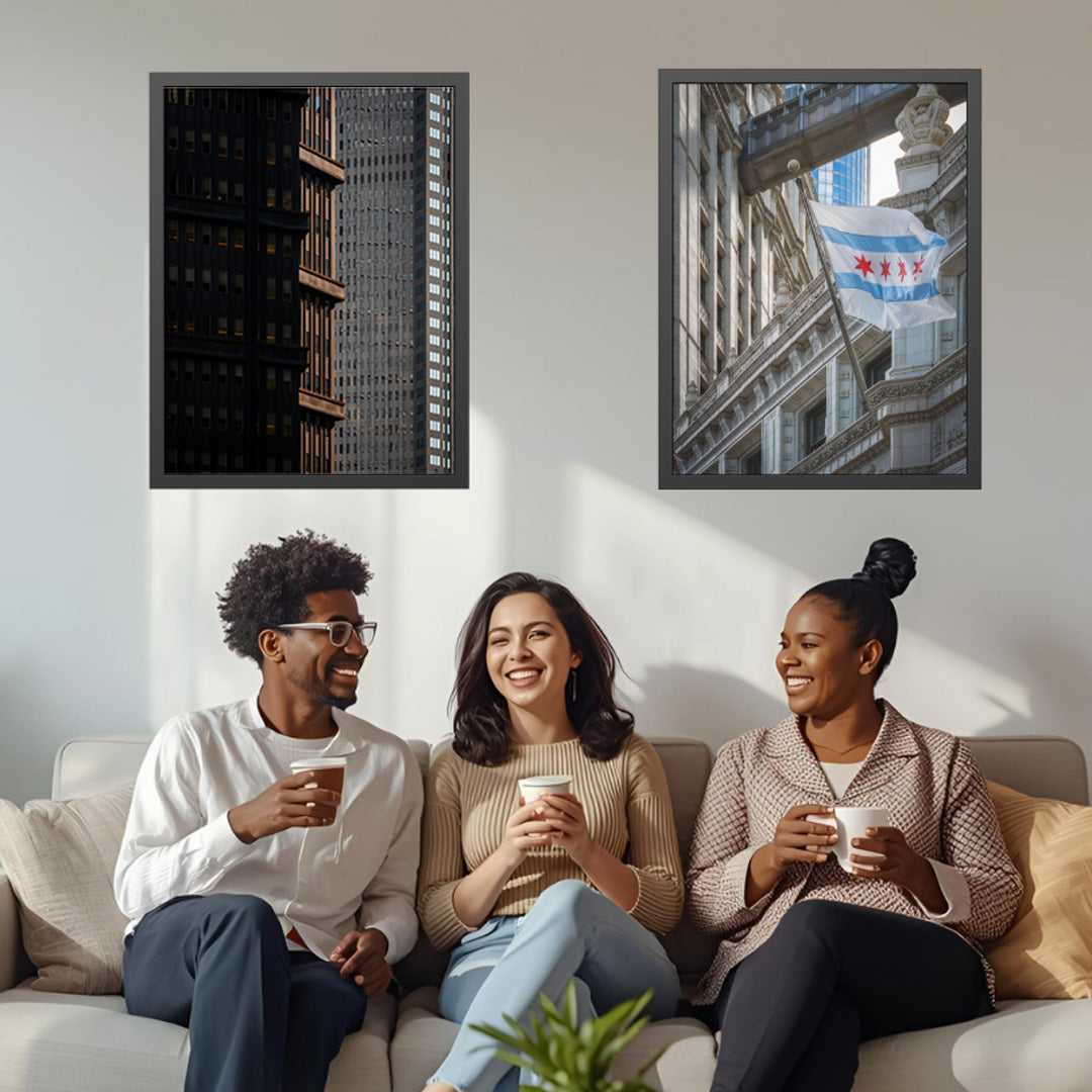 Shadows of a city – Unframed Semi-Gloss Photography Print