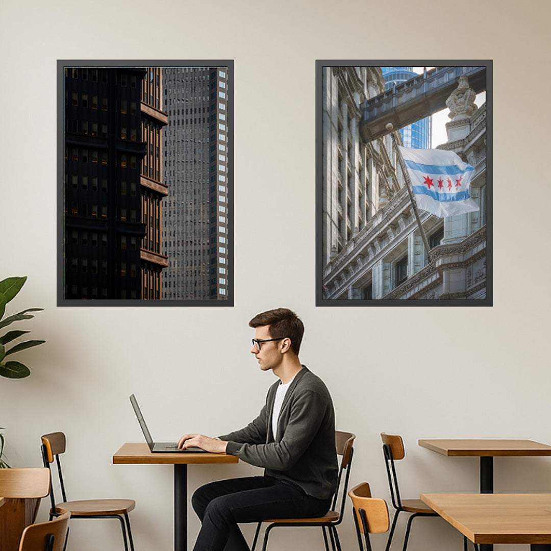 Shadows of a city – Unframed Semi-Gloss Photography Print