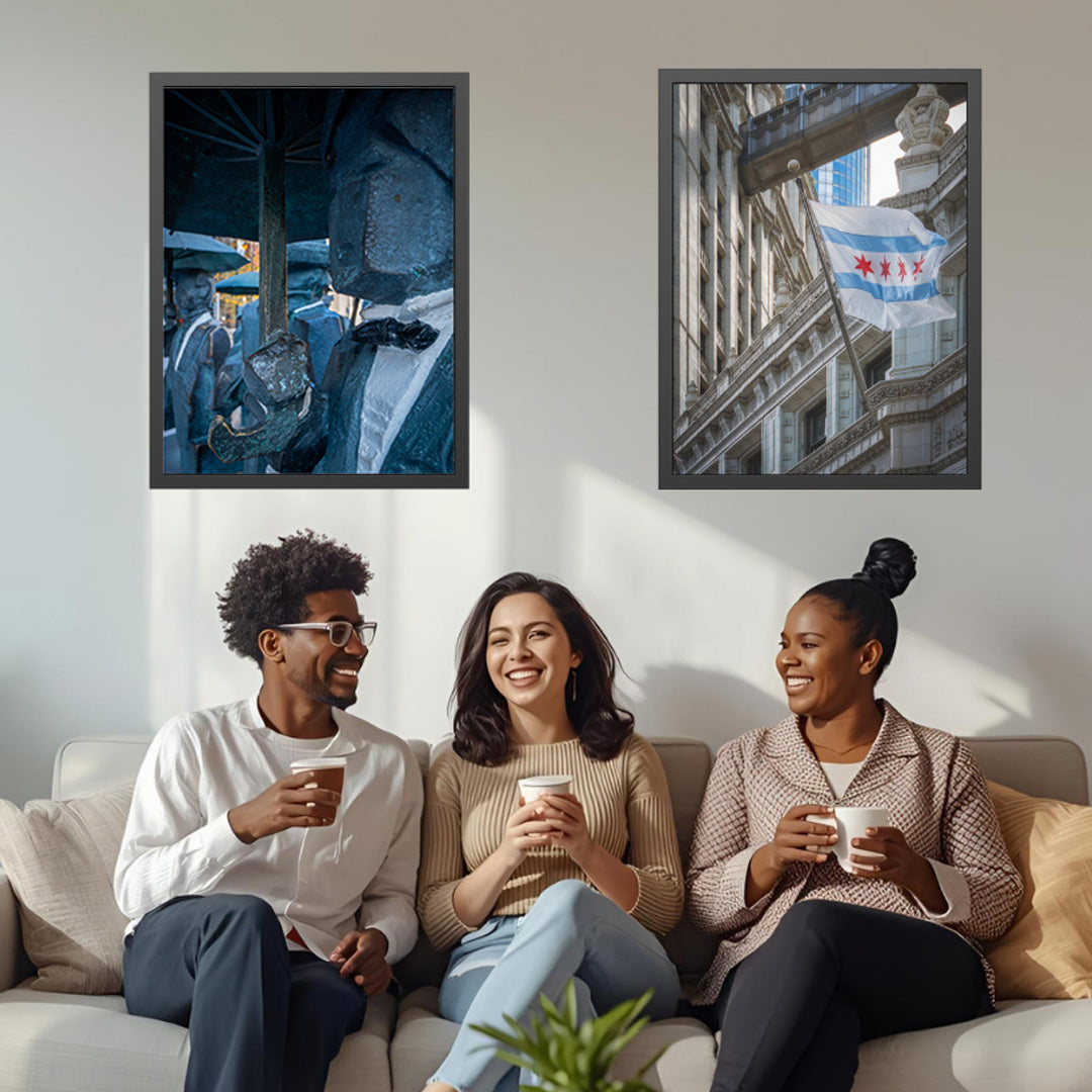 The Gentlemen, Under their cover – Unframed Semi-Gloss Photography Print