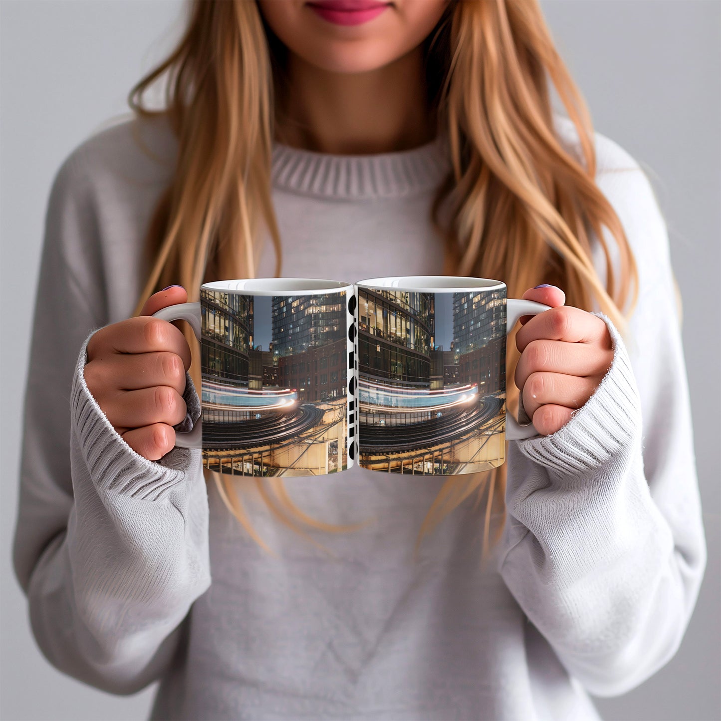 Chicago Coffee Mug, Coffee Gift for Her or Him, Coffee Cup Custom, Kitchen Decor, Small Office Gift, Gifts for Mom, Dad, Coworker, Employees