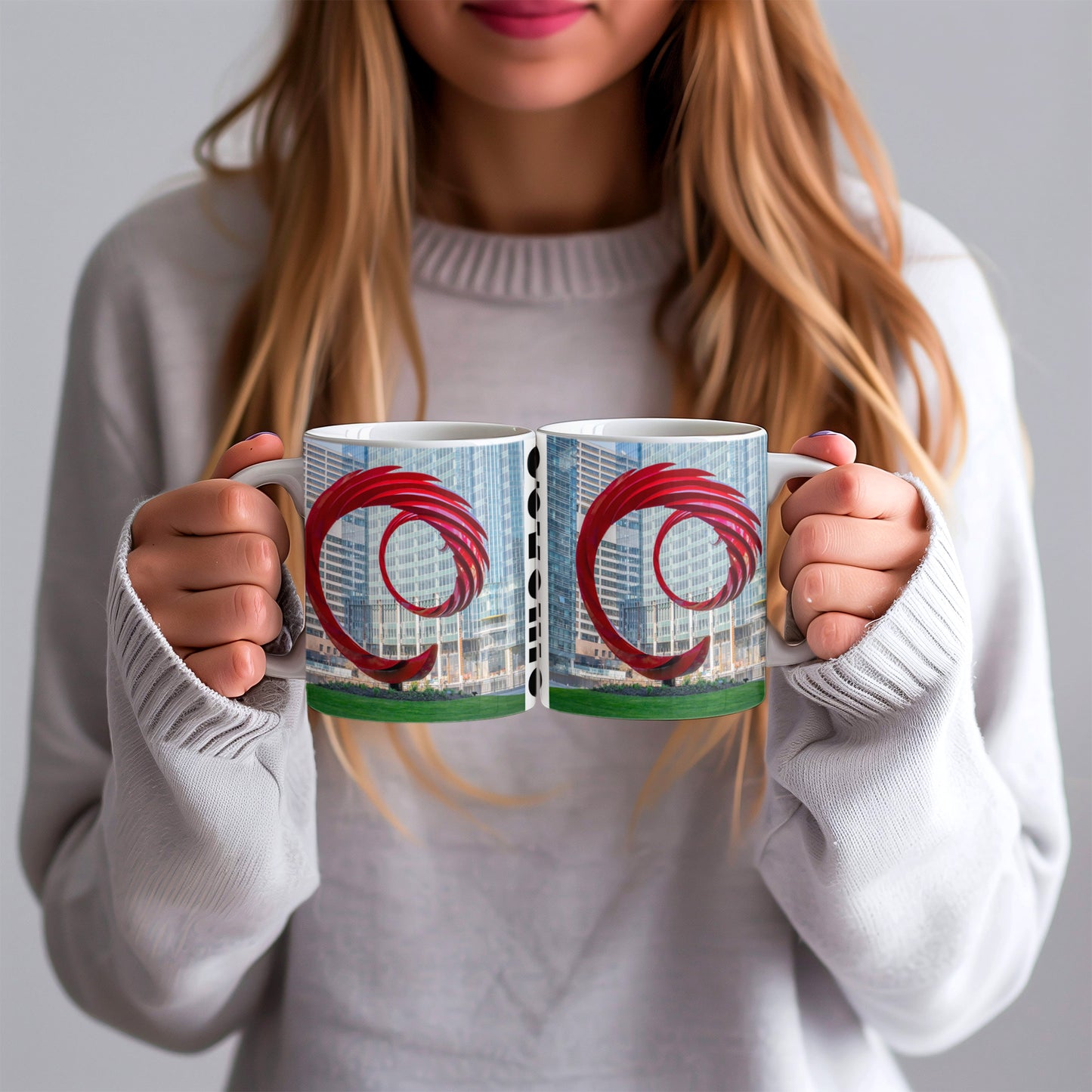 Chicago Coffee Mug, Coffee Gift for Her or Him, Coffee Cup Custom, Kitchen Decor, Small Office Gift, Gifts for Mom, Dad, Coworker, Employees