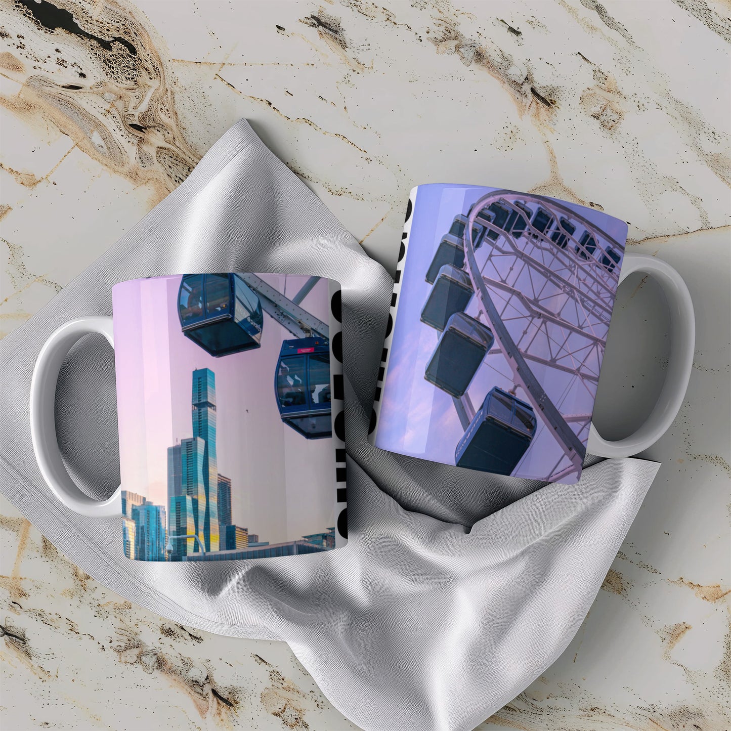 Chicago Coffee Mug, Coffee Gift for Her or Him, Coffee Cup Custom, Kitchen Decor, Small Office Gift, Gifts for Mom, Dad, Coworker, Employees