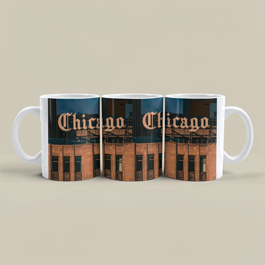 Chicago Coffee Mug, Coffee Gift for Her or Him, Coffee Cup Custom, Kitchen Decor, Small Office Gift, Gifts for Mom, Dad, Coworker, Employees