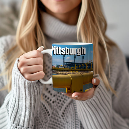 PNC Park Views, Yellow Bridge Heart – Pittsburgh Pride in Every Sip