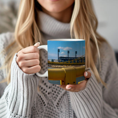 Coffee at PNC Park – Pittsburgh Skyline in Your Hands