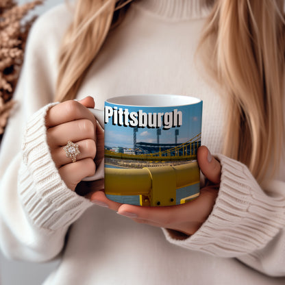 PNC Park Views, Yellow Bridge Heart – Pittsburgh Pride in Every Sip